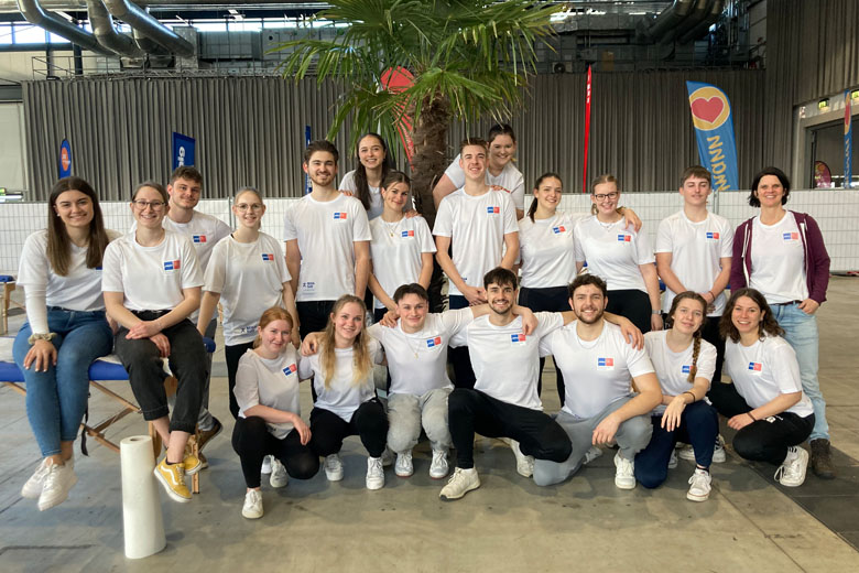 Unsere Physiotherapie-Auszubildenden beim Freiburg Marathon