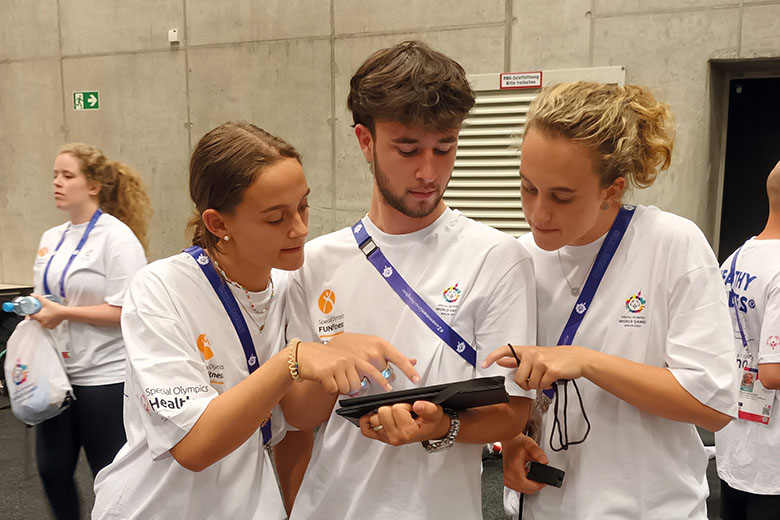 Einsatz bei den Special Olympics World Games in Berlin