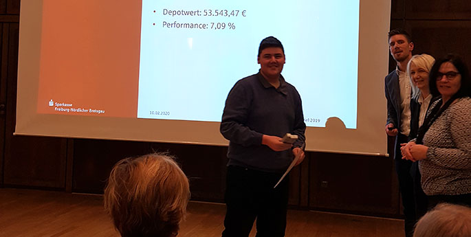 Preisverleihung Planspiel Börse