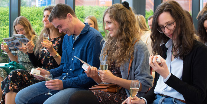 Examensfeier des Kurses PHY19-1