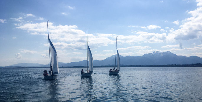 Segelwoche am Chiemsee in Klasse 9 und 10