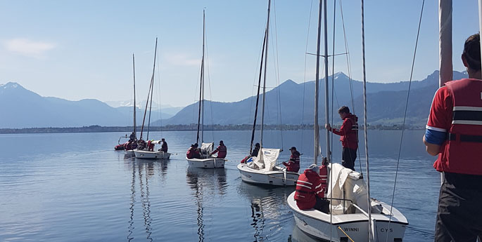 Segelwoche auf dem Chiemsee, Klasse 9 und 10