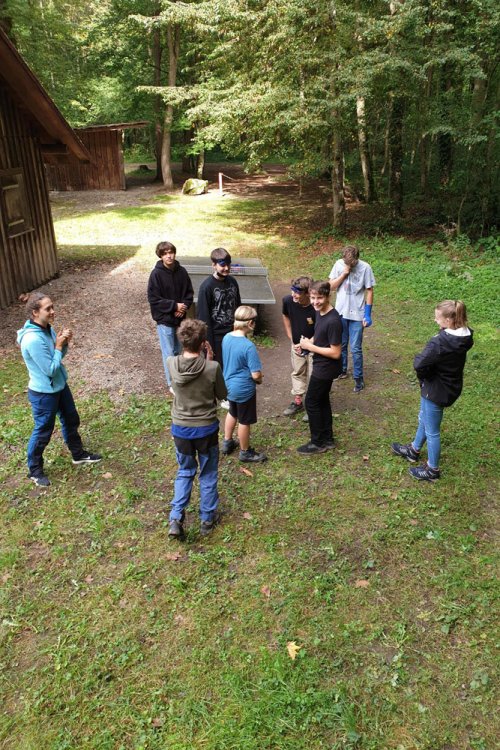 Outdoor-Teamtraining Klasse 8
